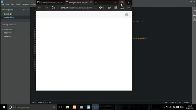 [BOOTSTRAP] Navigation Bar Tutorial using Bootstrap 3.3.5 смотреть онлайн