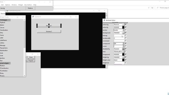 Python. Page for Tkinter смотреть онлайн