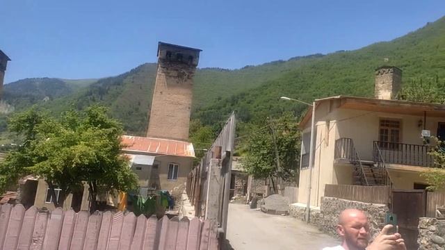 Грузия! Сванетия! Красивые пейзажи по дороге в Местию. смотреть онлайн