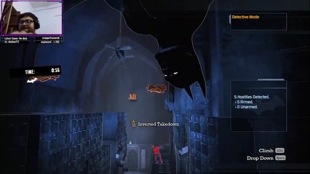 Batman Arkham City on Potato Laptop Nvidia 740M Gameplay with Streaming смотреть онлайн