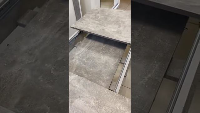 Стол обеденный раздвижной Бетон светлый смотреть онлайн
