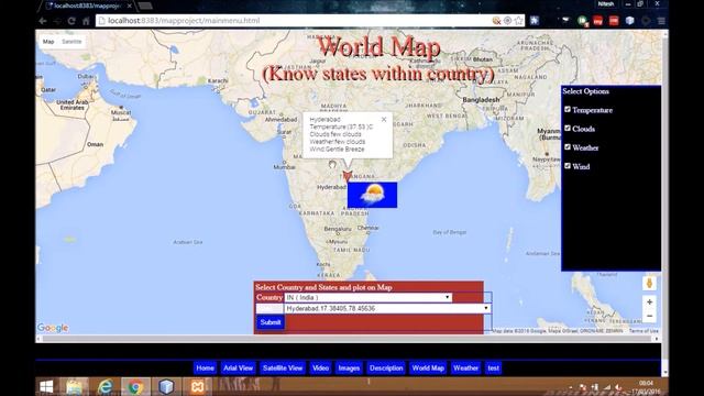 Google Maps JavaScript API. Show Weather,nearby Places,Animation Marker on Map:Overview. Part 1 смотреть онлайн