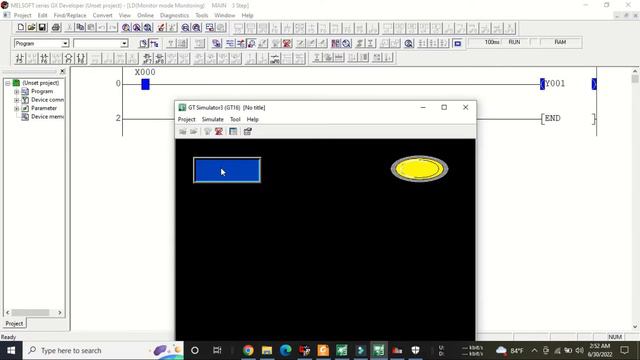 BIT Switch Design on GT Designer 3 /Mitsubishi HMI Programming Tutorial смотреть онлайн