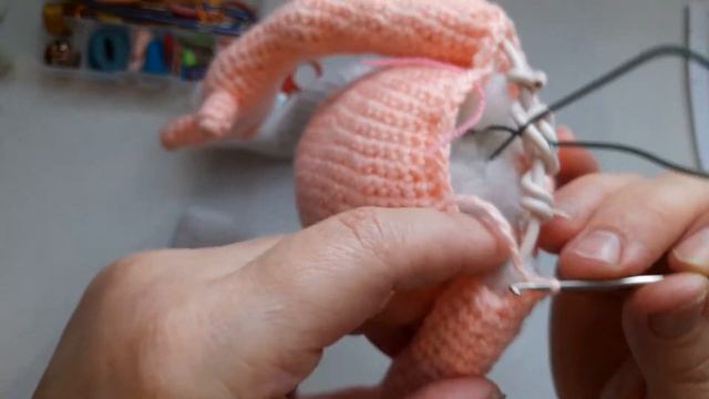 Мастер класс по вязанию "Домового" часть 3. смотреть онлайн