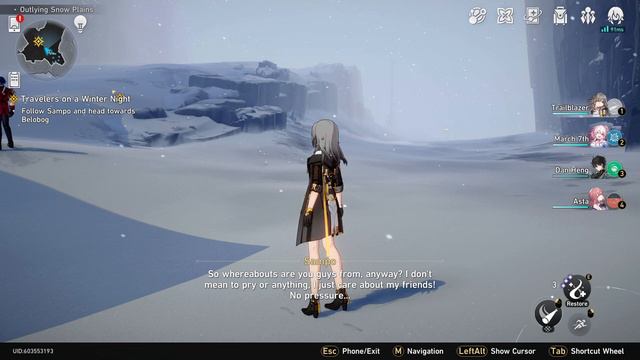 Honkai: Star Rail | In the Withering Wintry Night: Travelers on a Winter Night (Japanese Dub) смотреть онлайн