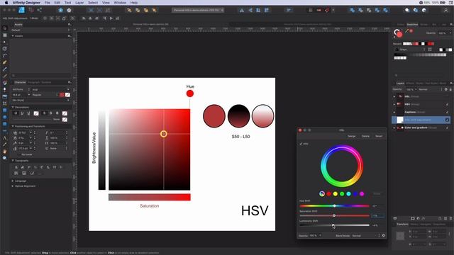 HSL vs HSV and how to use HSV in Affinity Photo ( Designer) смотреть онлайн