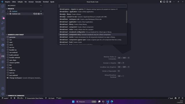 Curso NX Monorepo - Aula 05 - Instalando Extensão NX no VSCode смотреть онлайн