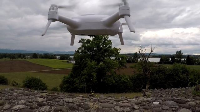 Roman Castle Ruin - 200-400 A.D. - Switzerland - (Yuneec Breeze 4k)