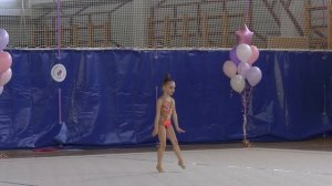 Первые соревнования БП. Художественная гимнастика. Гимнастка 4 года