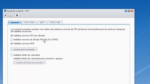 Habilitar El Servicio FTP/SFTP En Synology DSM 4.2