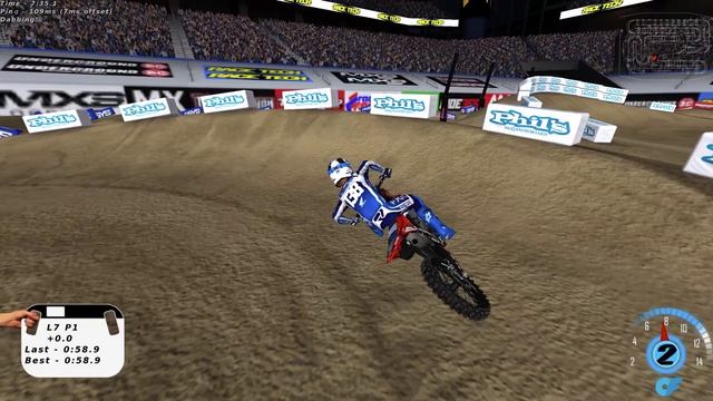 2023 Detroit Supercross On Board Lap - Mx Simulator смотреть онлайн