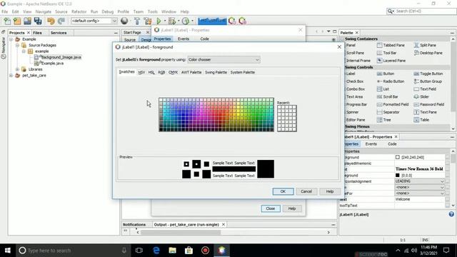 How to add background image in JFrame in Java using Netbeans |2021 смотреть онлайн