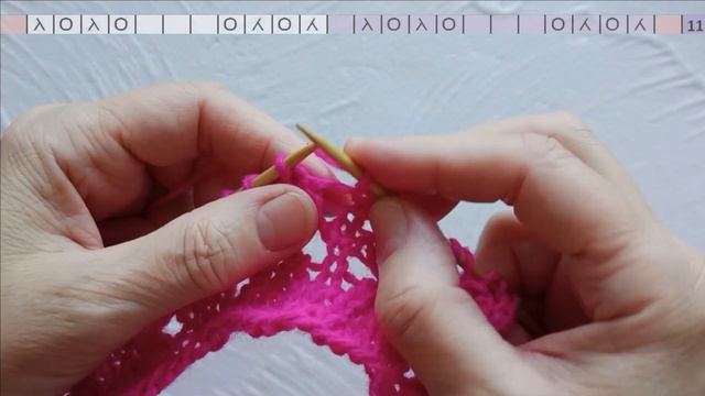 АЖУРНЫЙ УЗОР СПИЦАМИ смотреть онлайн