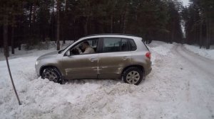 Тест полного привода volkswagen tiguan 2010 2.0 TDI