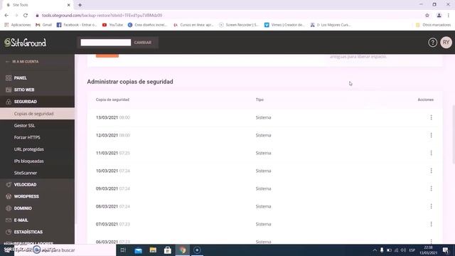Cómo Restaurar una Copia de Seguridad de WordPress en SiteGround 2023 ✅ CURSO DE SITEGROUND 2023 #6 смотреть онлайн