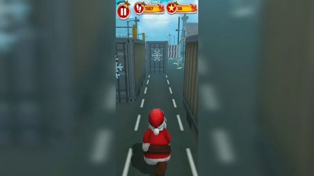 Fun Santa Run-Christmas Runner Adventure - Gameplay Walkthrough (Android) смотреть онлайн