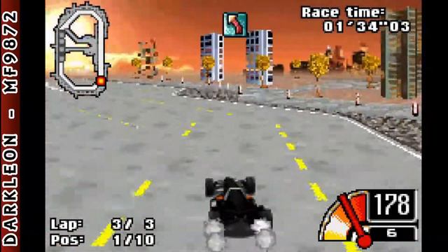 Game Boy Advance - Downforce © Titus Software # Canceled - Gameplay смотреть онлайн