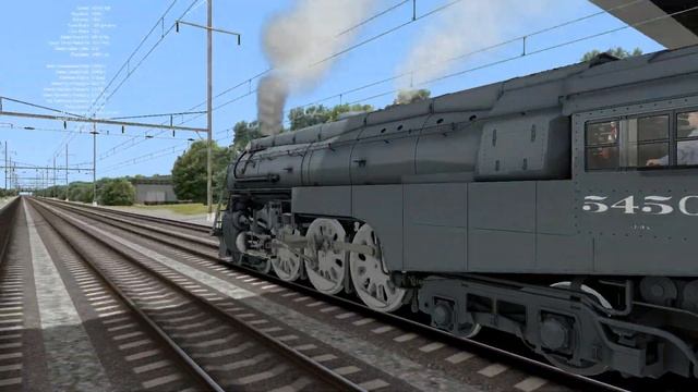 Train Simulator 2020 New York Central J-3A 4-6-4 Dreyfuss Hudson 125 MPH Speed Test On NEC смотреть онлайн