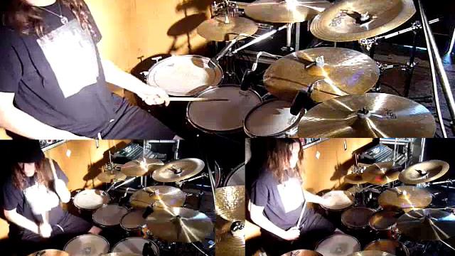 King Crimson - The Hell Hounds of Krim (Drum Cover) смотреть онлайн