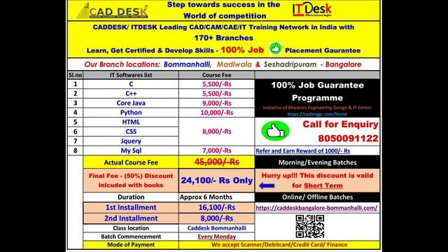 Biggest Discount on IT Softwares C, C++, Core Java, Python, HTML, CSS, Jquery, My Sql смотреть онлайн