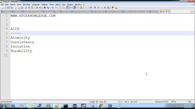 ACID Properties In RDBMS смотреть онлайн