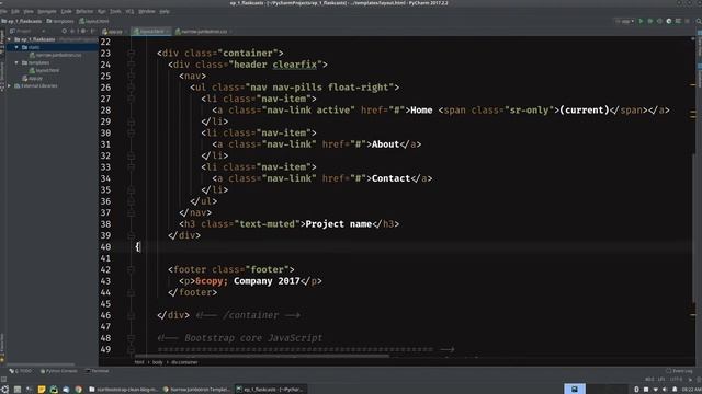 Episode 2 - Dynamic HTML Bootstrap 4 template with Jinja2 смотреть онлайн