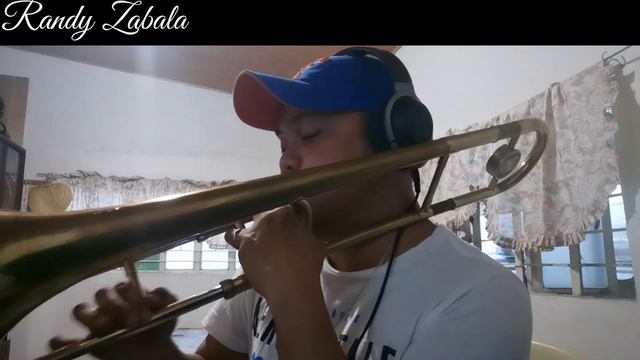 We're All Alone Trombone Cover смотреть онлайн