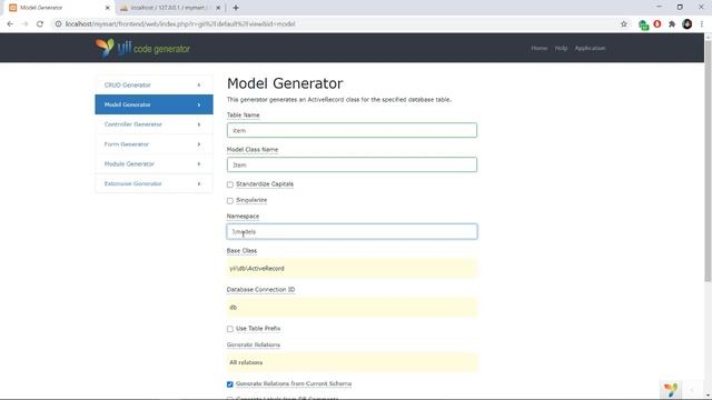 2. Working with Gii (Tutorial Yii2 Advanced) смотреть онлайн