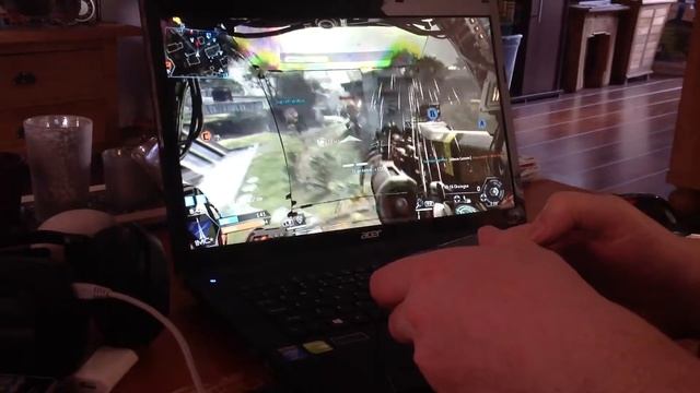 Titanfall with Dualshock 4 controller on Acer Aspire V3 смотреть онлайн