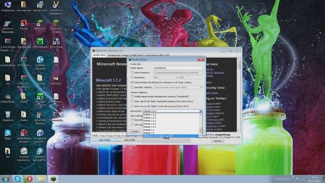 Как установить minecraft forge на версию 1.6.2-1.6.4 смотреть онлайн