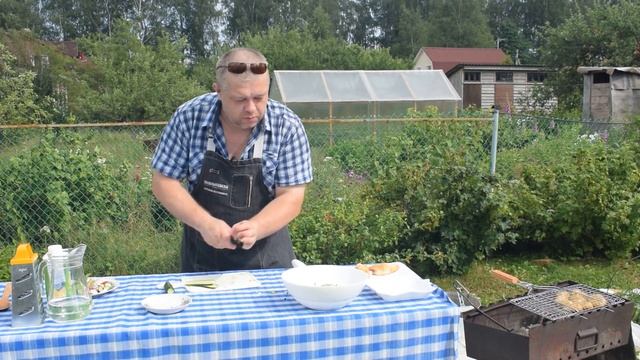 Окрошка -ГРИЛЬ в ледяной плошке.Топ рецепт в летнюю жару. смотреть онлайн