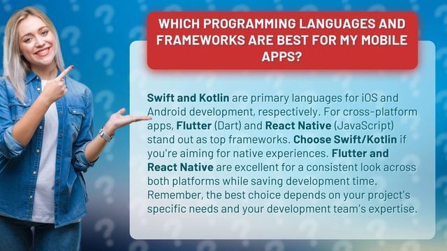 Which Programming Languages and Frameworks Are Best for My Mobile Apps? смотреть онлайн