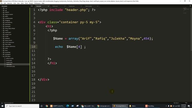 PHP Class 1 смотреть онлайн