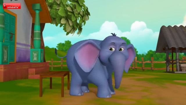 Hathi Raja Kahan Chale New Video | Hindi Rhymes for Children | Infobells смотреть онлайн