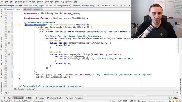 Debounce Operator - RxJava смотреть онлайн