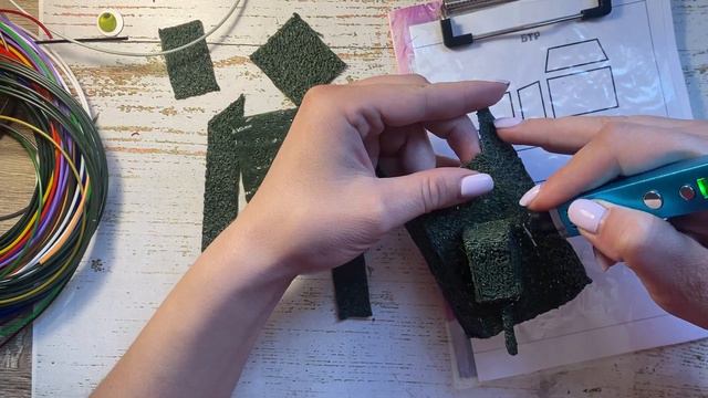 Рисуем 3D ручкой. Трафарет для 3D ручки "БТР" смотреть онлайн