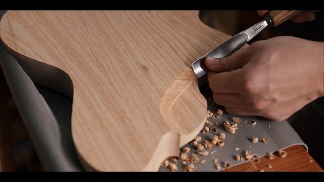 I've always wanted a blue guitar, so I built one (with Madinter wood only) смотреть онлайн