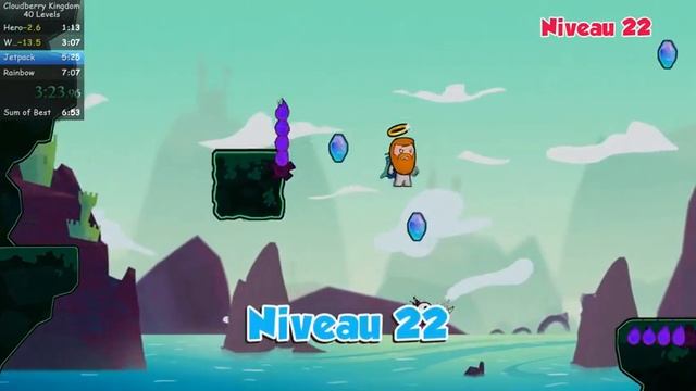 Cloudberry Kingdom Speedrun - 40 Levels in 6:40.46 смотреть онлайн