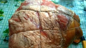 Как коптить окорок? Копчёние свиных окороков в целом виде.