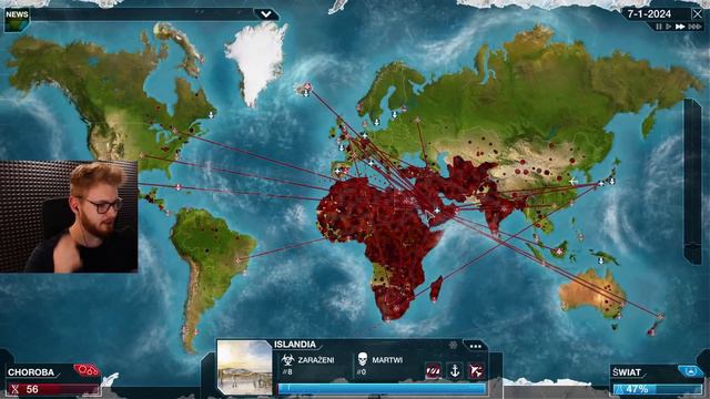ZOMBIE PODBIJĄ CAŁY ŚWIAT? - PLAGUE INC EVOLVED APOKALIPSA ZOMBIE смотреть онлайн
