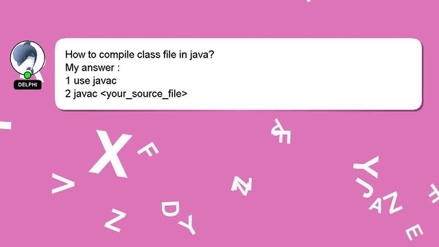 How to compile class file in java? смотреть онлайн