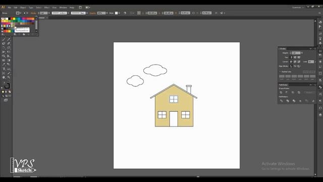 easy drawing house | Digital Art смотреть онлайн