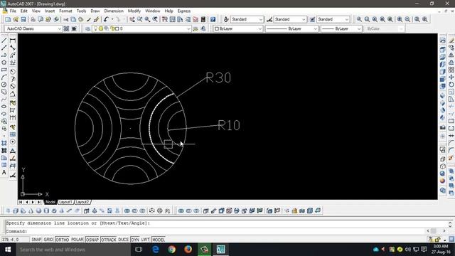 AutoCAD 2007 Tutoria For Beginners - 3 | Offset, Trim, Array Basic | AutoCAD Bangla Tutorial | смотреть онлайн