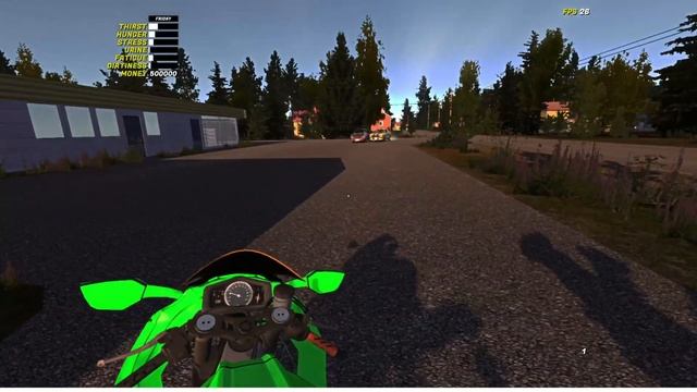 ( My summer car ) Nova moto no jogo 200km смотреть онлайн