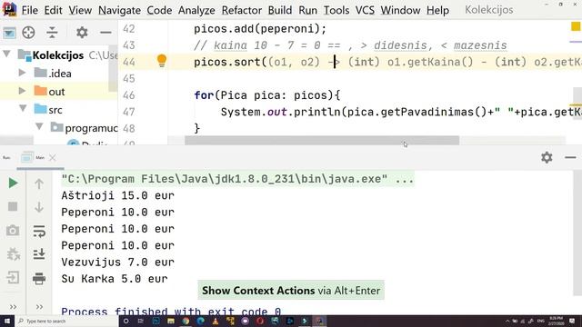 Programavimo kalba Java #7 Kolekcijos ArrayList смотреть онлайн