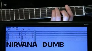 Nirvana Dumb Guitar Chords Lesson & Tab Tutorial