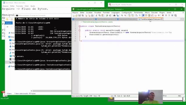 Curso de Java Grátis Para Iniciantes - Aula 020 - Trabalhando com Arquivos no Java - Parte 1 смотреть онлайн
