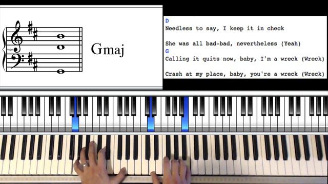 How To Play "Sunflower" - Piano Chords Lesson - Post Malone and Swae Lee смотреть онлайн