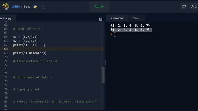 Pythos Sets | Set Data Type in Python смотреть онлайн