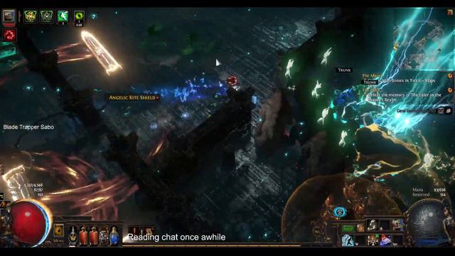 [POE 3.23] Blade Trap of GreatSword Sabo, doing red maps with only 10 gems смотреть онлайн